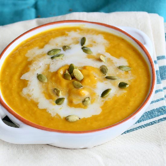 Curried Butternut Squash Soup