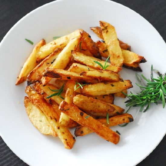 Baked Rosemary Garlic Fries