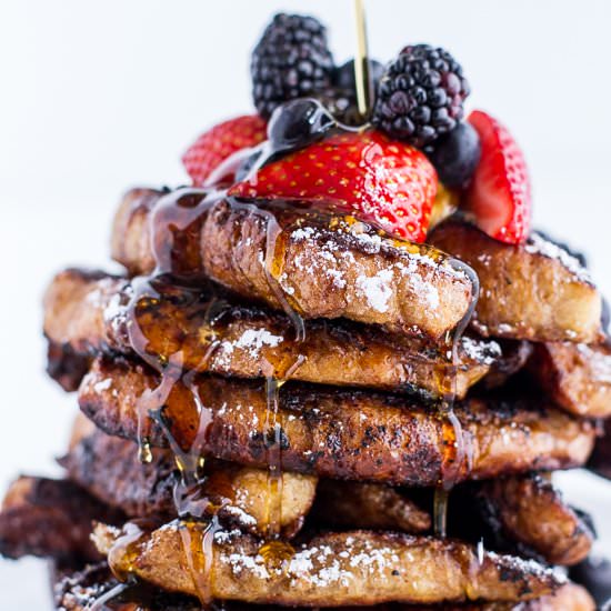 Caramelized Croissant French Toast