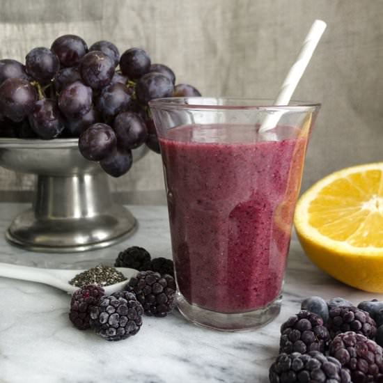 Grape Blackberry Smoothie