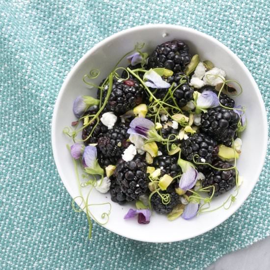 Blackberry Goat Cheese Salad