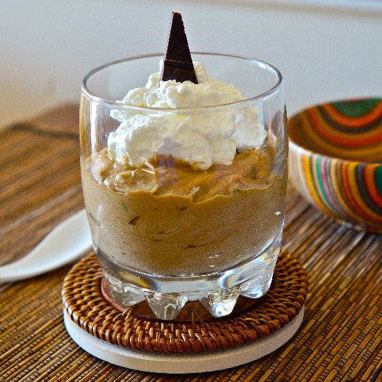 Avocado nutella mousse