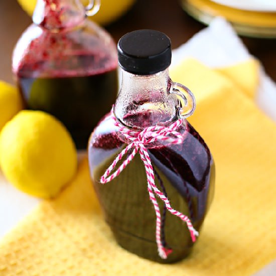 Lemon Blueberry Syrup