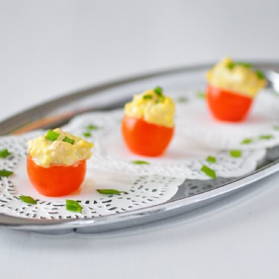 Snack: Stuffed Tomatoes