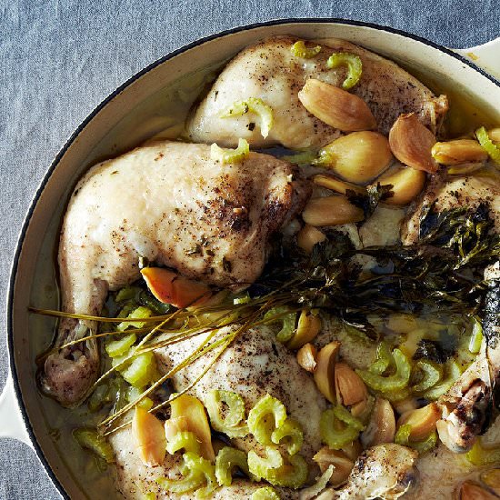 Chicken with 40 Cloves of Garlic