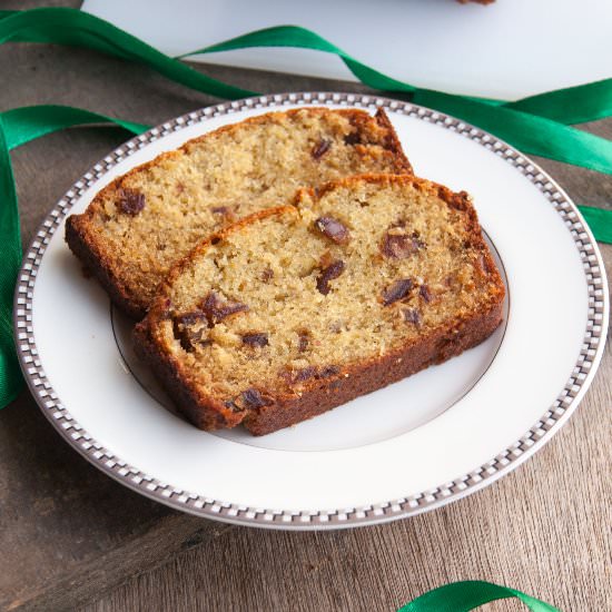Banana Date Loaf
