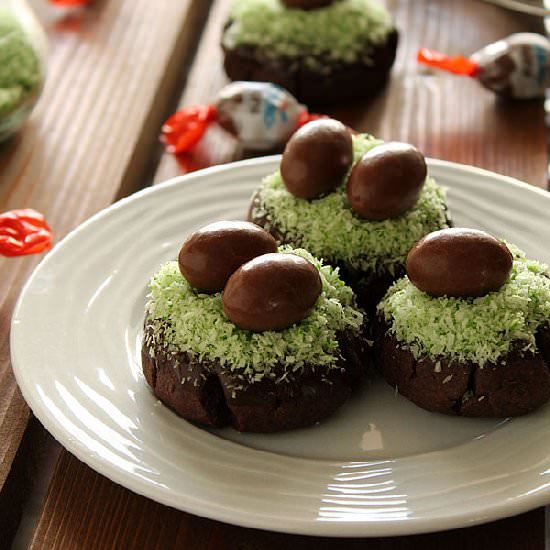 Easter Cocoa Cookies