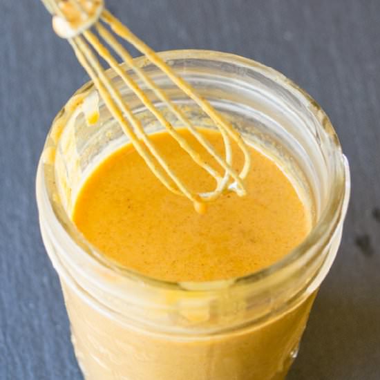 Balsamic Almond & Turmeric Dressing