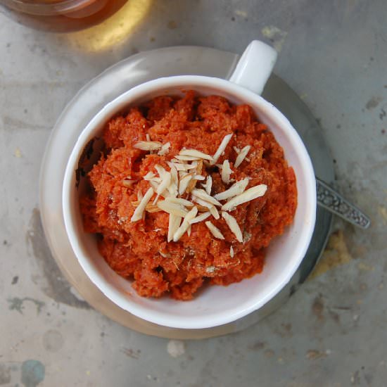 Low Fat Gajar Halwa (Carrot Halwa)