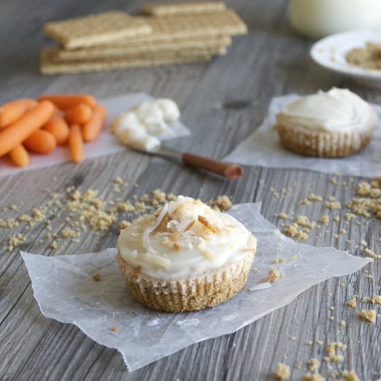 Mini Carrot Cake Cheesecakes