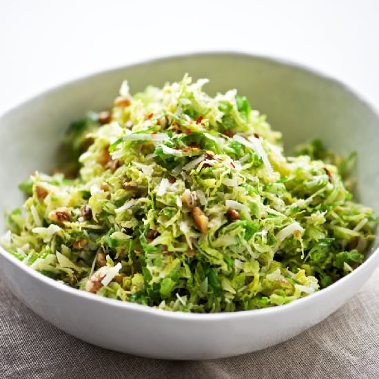 Shaved Brussels Sprouts Salad