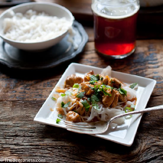 Coconut Curry Belgian Ale Chicken