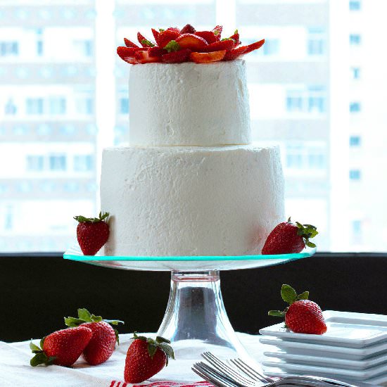 Simple Strawberry Cake