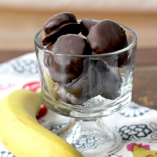 Dark Chocolate Banana Bites