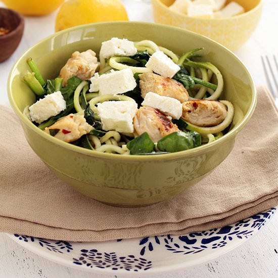 Zucchini Pasta with Chicken