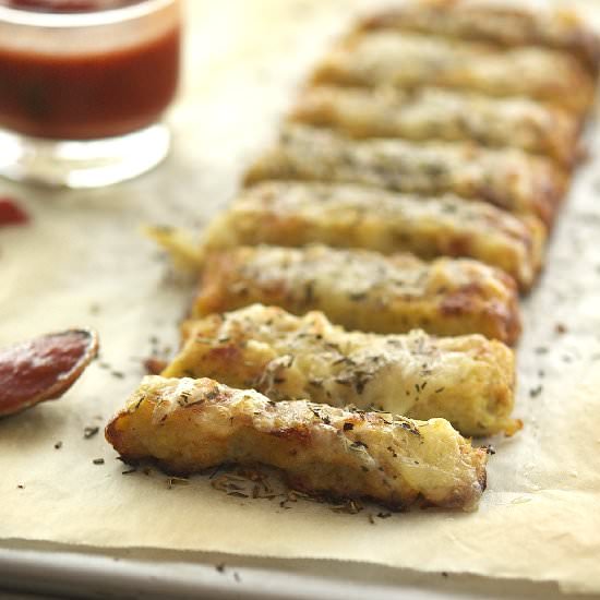 Cauliflower Crust Breadsticks