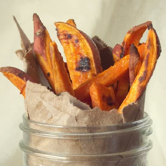 Chili Lime Baked Sweet Potato Fries