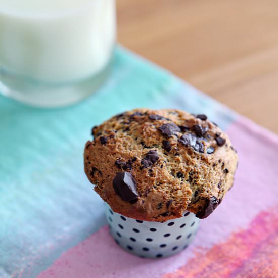 Dark Chocolate Chunk Muffins