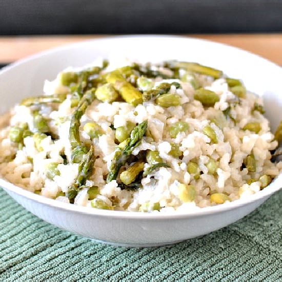 Spring Risotto with Fresh Asparagus