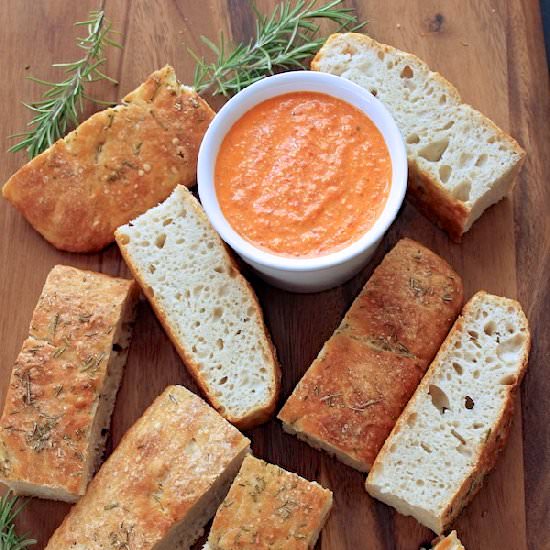 No Knead Focaccia