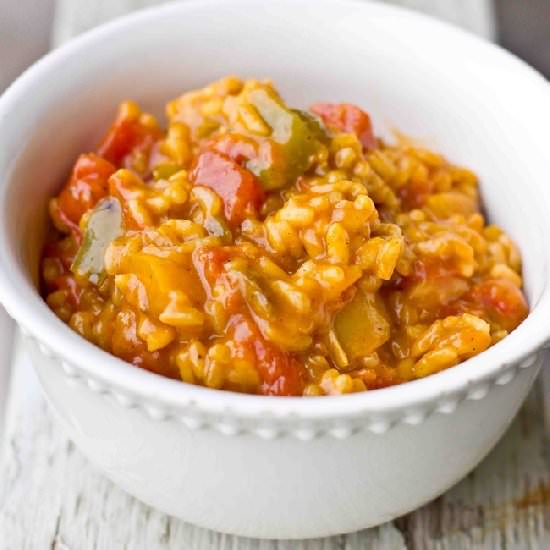 One Pot Mexican Risotto