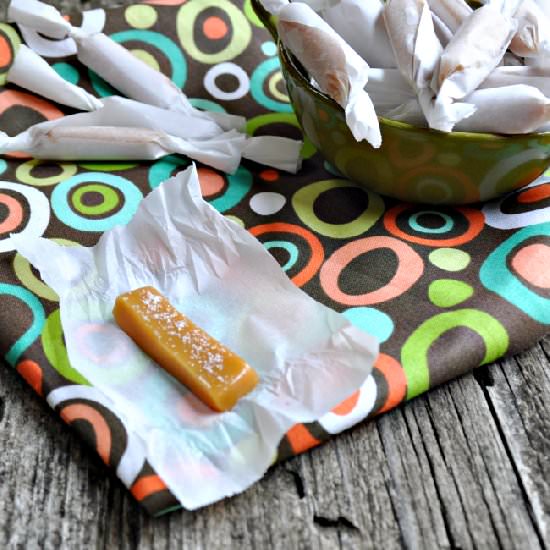 Salted Honey Caramels