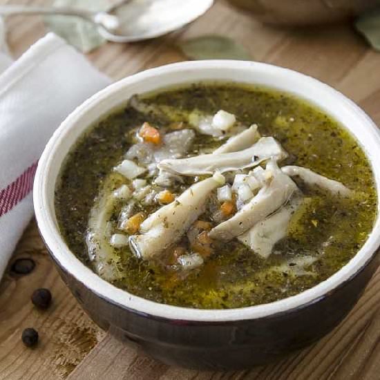 Oyster Mushroom Soup