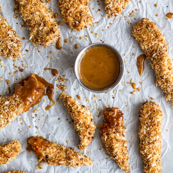 Quinoa Crusted Chicken Strips