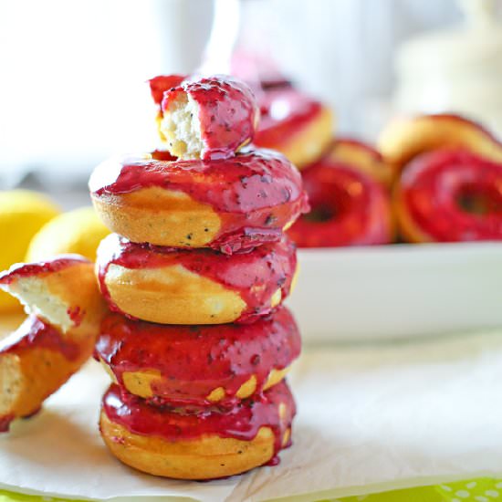 Lemon Poppy Seed Donuts