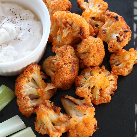 Cauliflower Buffalo Bites