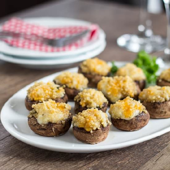 Quinoa Stuffed Mushrooms