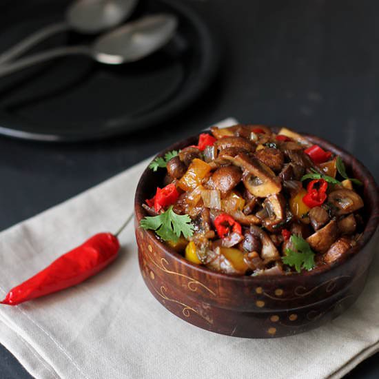 Mushroom Chili Fry