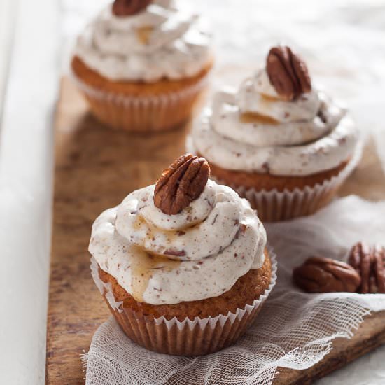 Maple Pecan Cupcake