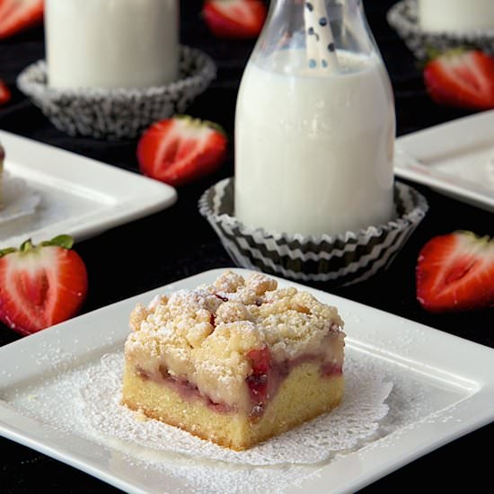 Strawberry Crumb Bars