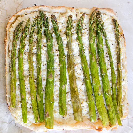 Asparagus and Ricotta Tart