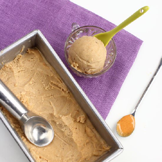 Caramelized Banana PB Ice Cream