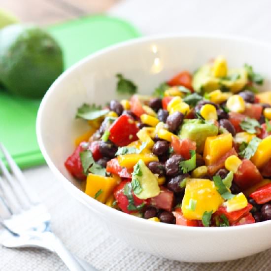 Chopped Mexican Salad with Mango