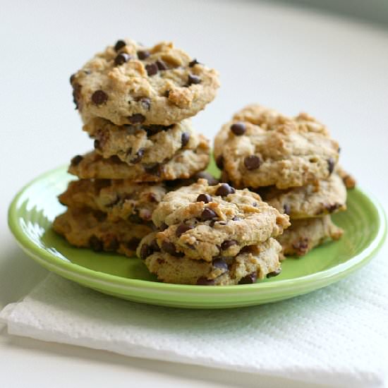 GF and Vegan Chocolate Chip Cookies