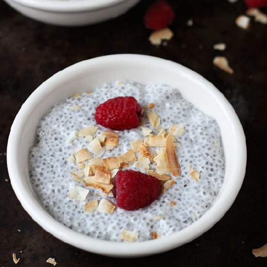 Coconut Vanilla Chia Pudding