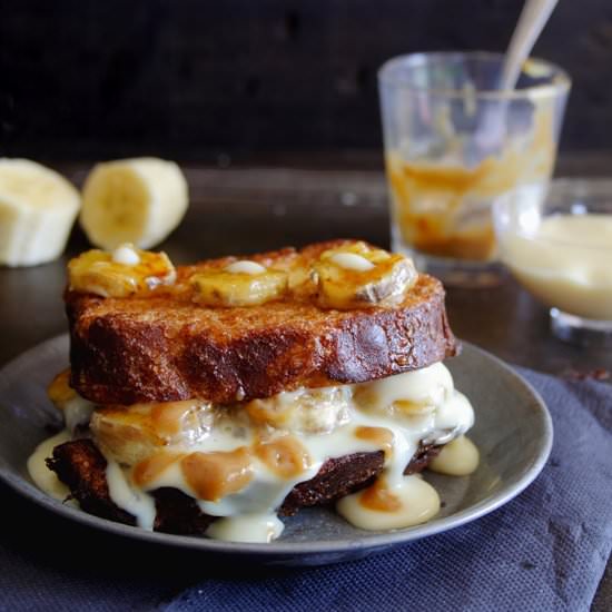 Brioche French Toast with Bananas