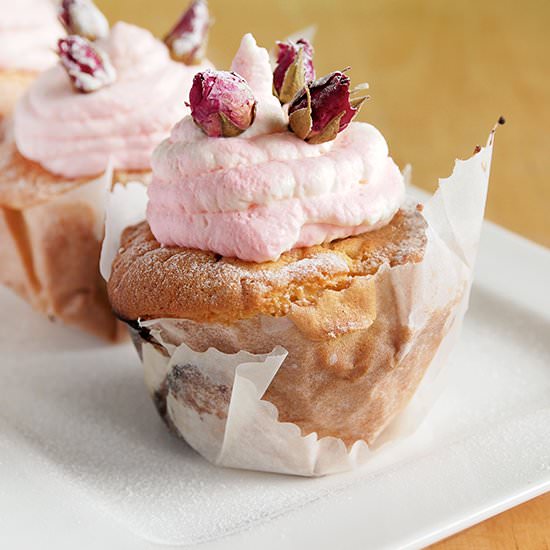 Rosewater Cupcakes