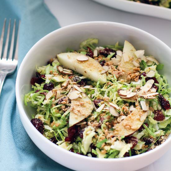 Shaved Brussels Sprout Salad