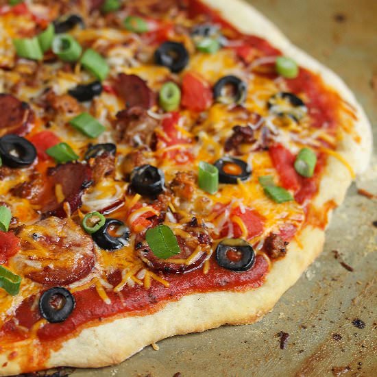 Chorizo Mexican Pizza