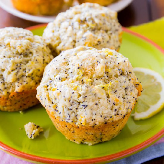Orange Lemon Poppy Seed Muffins