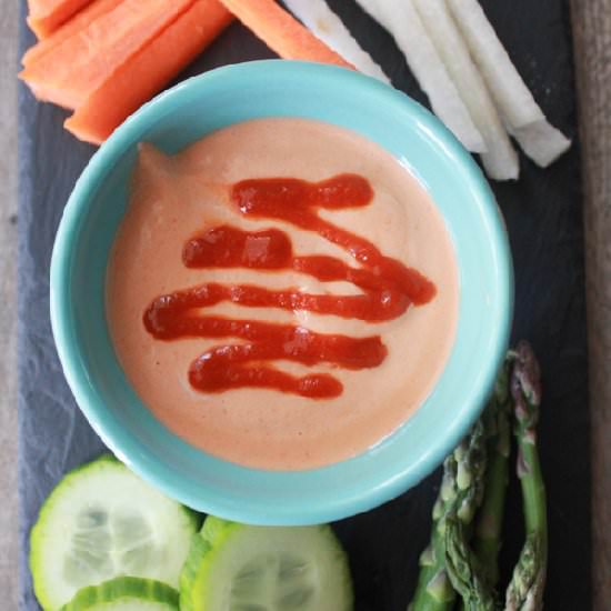 Sriracha Dipping Sauce.
