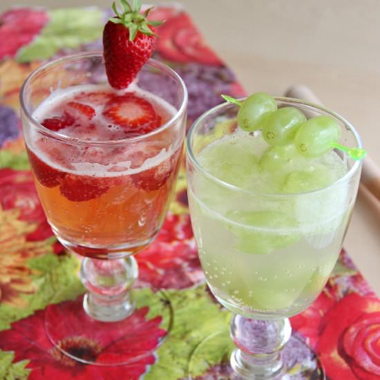 Fruity Elderflower Sparklers