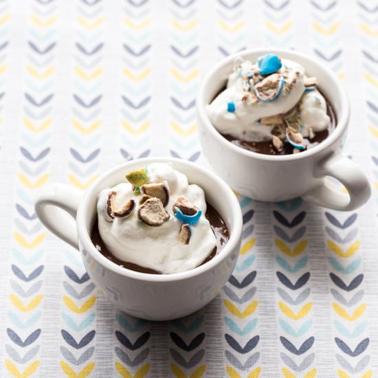 Malted Chocolate Pot de Creme