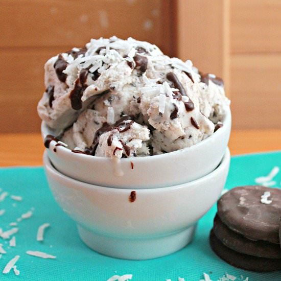 Coconut Fudge Cremes Ice Cream