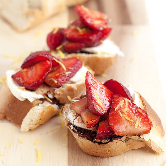 Strawberry Bruschetta