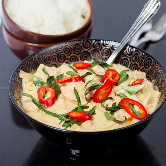 Thai Red Curry with Salmon